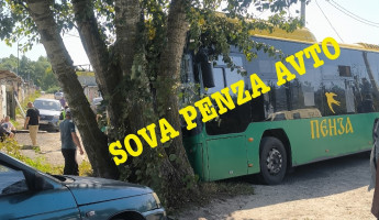 В Пензе при столкновении СИМ и автобуса пострадали двое детей
