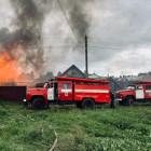 Серьезный пожар в Пензенской области: горят несколько жилых домов