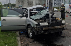 Опубликованы фото с места ДТП под Пензой, где погибли двое взрослых и ребенок