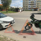 В Пензе на Шуисте Lada врезалась в питбайк 