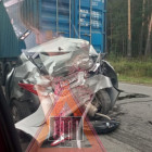 Жуткое ДТП в Пензенской области: легковушку расплющило фурами