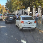 На улице Лермонтова в Пензе произошла авария, движение осложнено