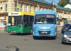 В центре Пензы столкнулись автобус и маршрутка