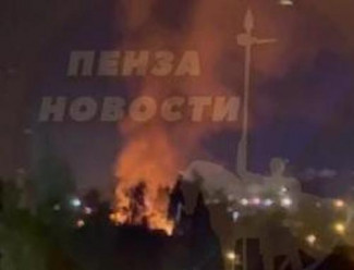 В пензенском микрорайоне Шуист произошел серьезный пожар