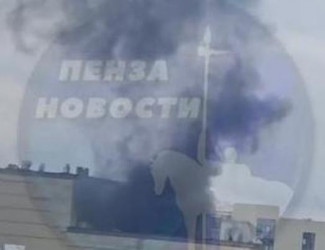 В Пензе загорелось здание областной филармонии