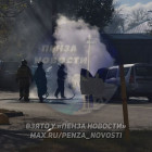 На улице Красной в Пензе загорелся Ларгус