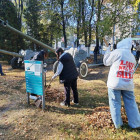 В пензенском сквере Журавли провели экологическую акцию