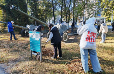 В пензенском сквере Журавли провели экологическую акцию