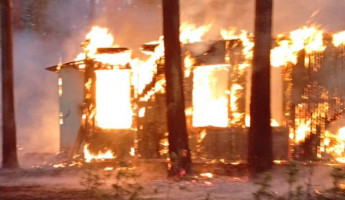 Обнародованы фото с места пожара в детском лагере в Пензенской области