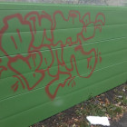 В пензенской Терновке вандалы разрисовали новые защитные экраны