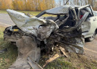 Обнародованы ужасающие фото с места смертельной автокатастрофы в Пензенской области