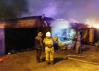 Страшный пожар на улице Петровской в Пензе: сгорели две машины и три гаража