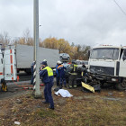 Обнародованы ужасающие фото с места автокатастрофы с тремя погибшими на трассе в Пензе