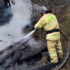 Пензенские спасатели потушили пожар в селе Архангельское