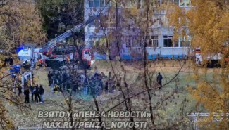 К одному из пензенских колледжей стянулись машины экстренных служб