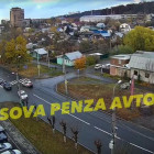 Момент жесткой аварии с машиной ДПС на улице Пушкина в Пензе попал на видео