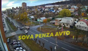 Момент жесткой аварии с машиной ДПС на улице Пушкина в Пензе попал на видео