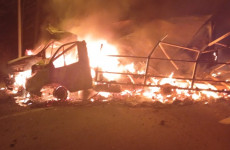 Опубликованы фото с места смертельного огненного ДТП в Пензенской области