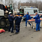 Появились новые фото с места ДТП с пассажирским автобусом в Пензе