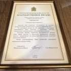 Редактор Первого пензенского портала отмечена Благодарственным письмом губернатора