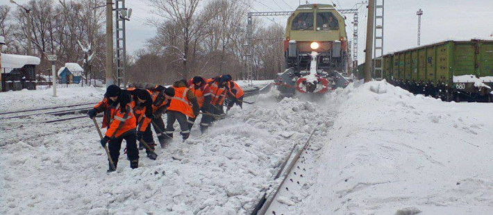 Пензенская область против стихии: железнодорожники дали отпор снегопадам