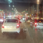 Пензенцы сообщают о гигантской пробке в Октябрьском районе города