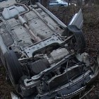 В Пензенской области водитель ВАЗ-2112 вылетел с трассы и серьезно пострадал 