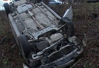 В Пензенской области водитель ВАЗ-2112 вылетел с трассы и серьезно пострадал 