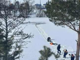 ЧП под Пензой: в полынью у понтонного моста провалился рыбак