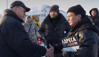 Якубович и Соболев в Пензе: губернатор побывал на съемках фильма со звёздным составом