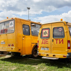 В Пензенской области автобус с участниками детского фестиваля застрял на нерасчищенной дороге