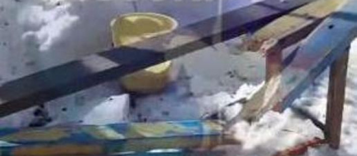 Коммунальный разгром в Пензе: после чистки крыши двор остался без лавочек