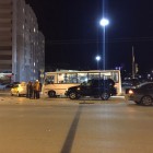 Соцсети: «В Пензе около филармонии столкнулись пассажирский автобус и такси»