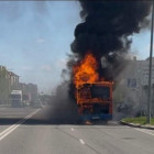 В Пензе автобус с пассажирами загорелся во время движения по маршруту