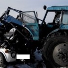 Под Пензой рядом с Васильевскми дачами трактор раздавил легковушку. Один человек погиб 