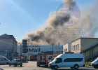 В Пензе загорелся бывший ТЦ «Муравейник»