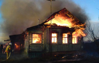 В Пензенской области молодой человек заживо сгорел при пожаре