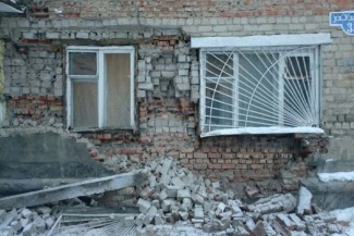 В Пензе на улице Ударной обрушилось общежитие 