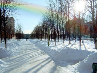 Жители Пензенской области собственными глазами увидели зимнюю радугу 