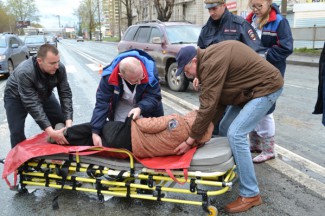 В Пензе внедорожник сбил четырех человек и протаранил иномарку