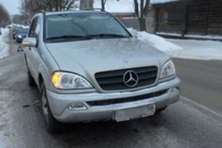 В Пензенской области пешеход попал под колеса Mercedes-Benz