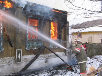 Пожар в Бессоновском районе унес жизнь пенсионерки