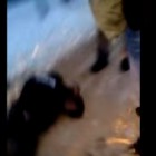 Появилось видео с места перестрелки полицейского и нарушителя в Каменке