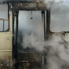В Пензе пассажиров экстренно эвакуировали из задымившегося автобуса 