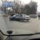 В Пензе на перекрестке Лермонтова и Куйбышева столкнулись две легковушки 