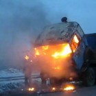 На трассе в Пензенской области сгорел «КамАЗ»