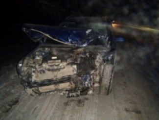 В Пензенской области иномарку «разворотило» после столкновения с отечественным авто