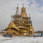 В Пензенской области строят храм без гвоздей