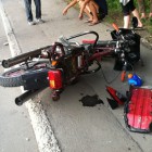 В Пензе произошло столкновение мотоцикла и легковушки. Есть пострадавшие