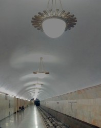 Продукция никольского стекольного завода украсила станцию московского метро «Бауманская»